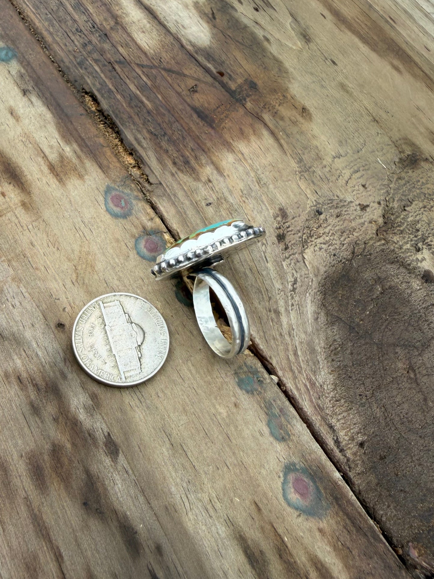 Kingman Teardrop ring