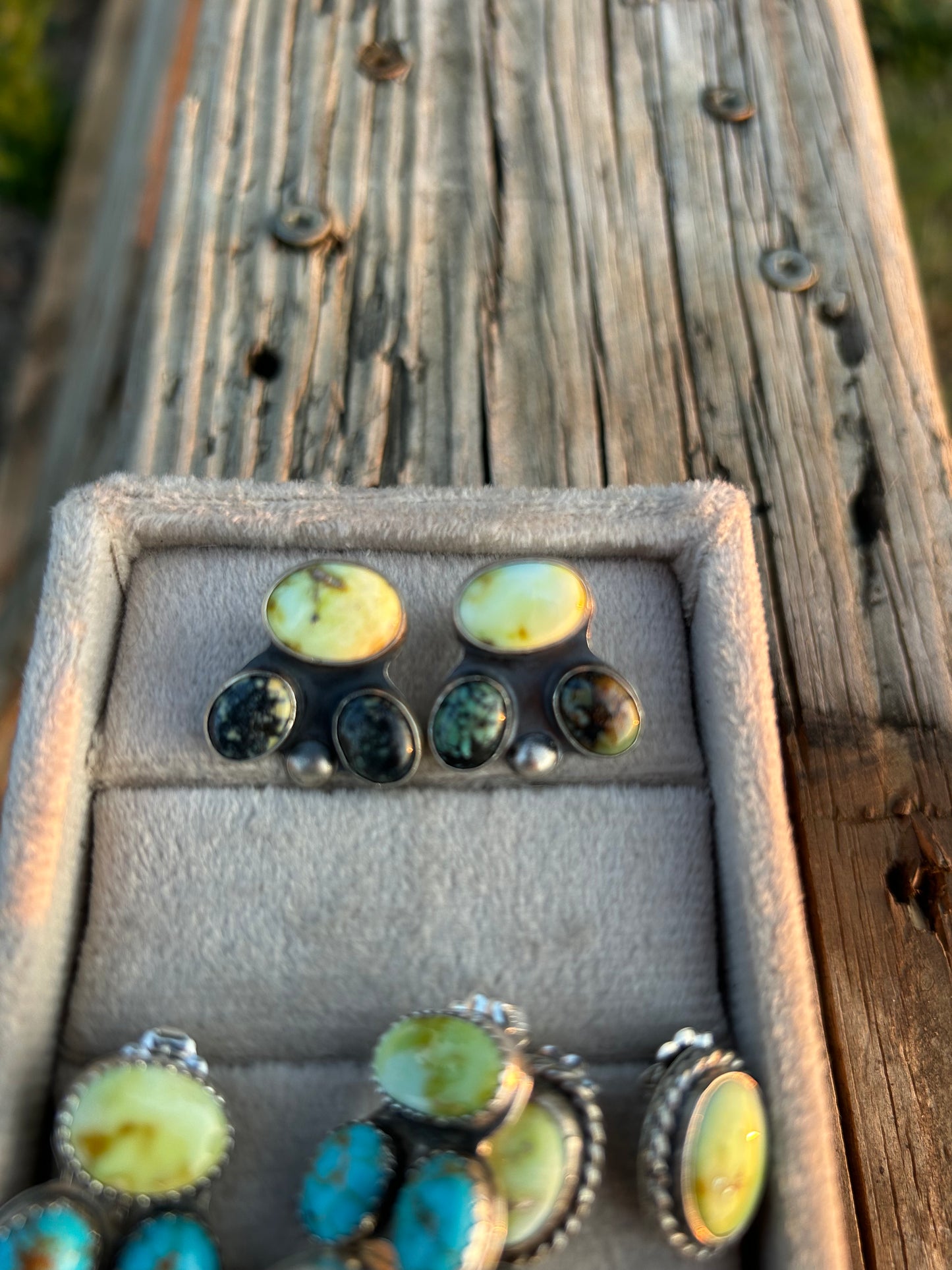 Palomino and Newlander Stud earrings