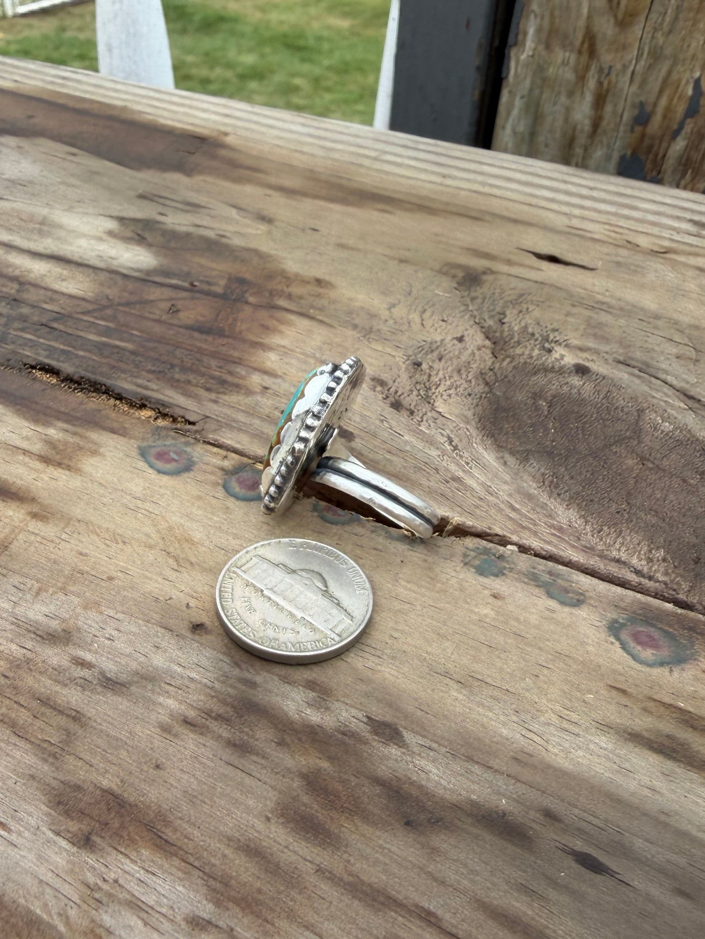 Kingman Teardrop ring