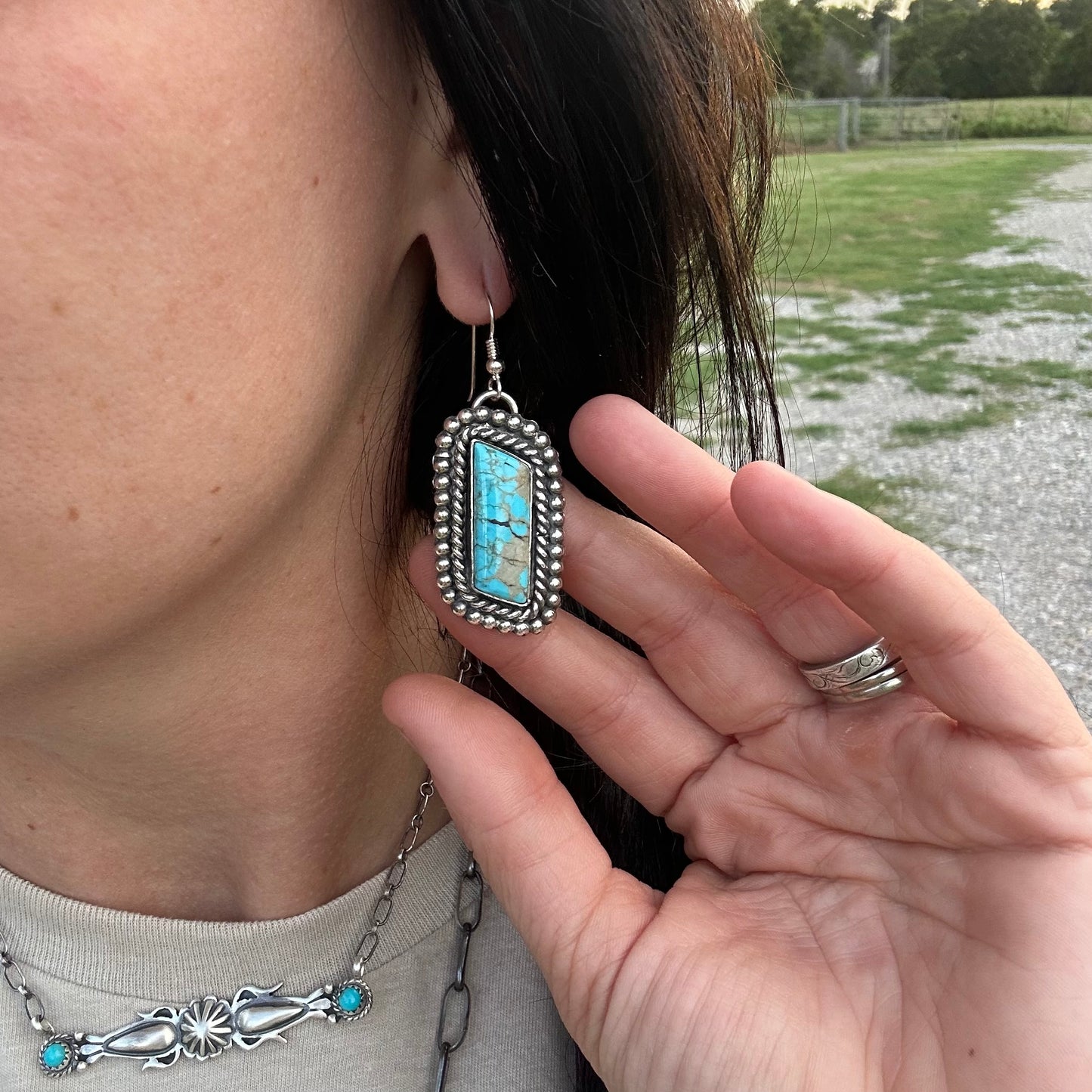 #8 Mine Bar Earrings