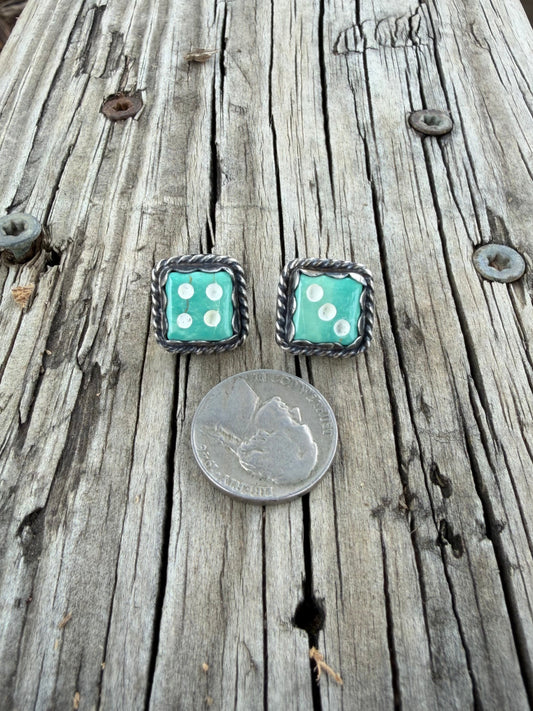 Kingman Dice Studs
