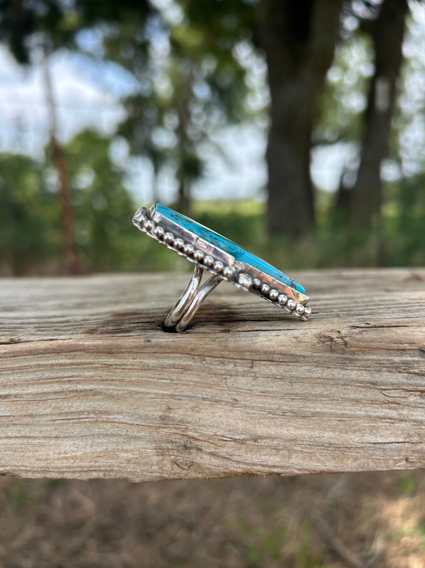 Kingman Lightning bolt ring