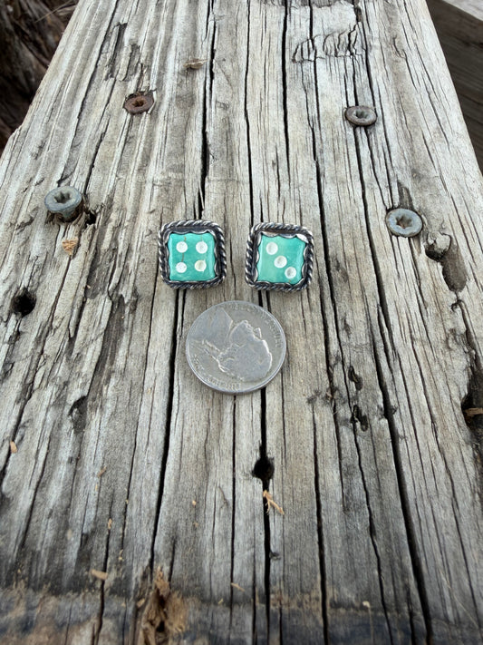 Kingman Dice Studs