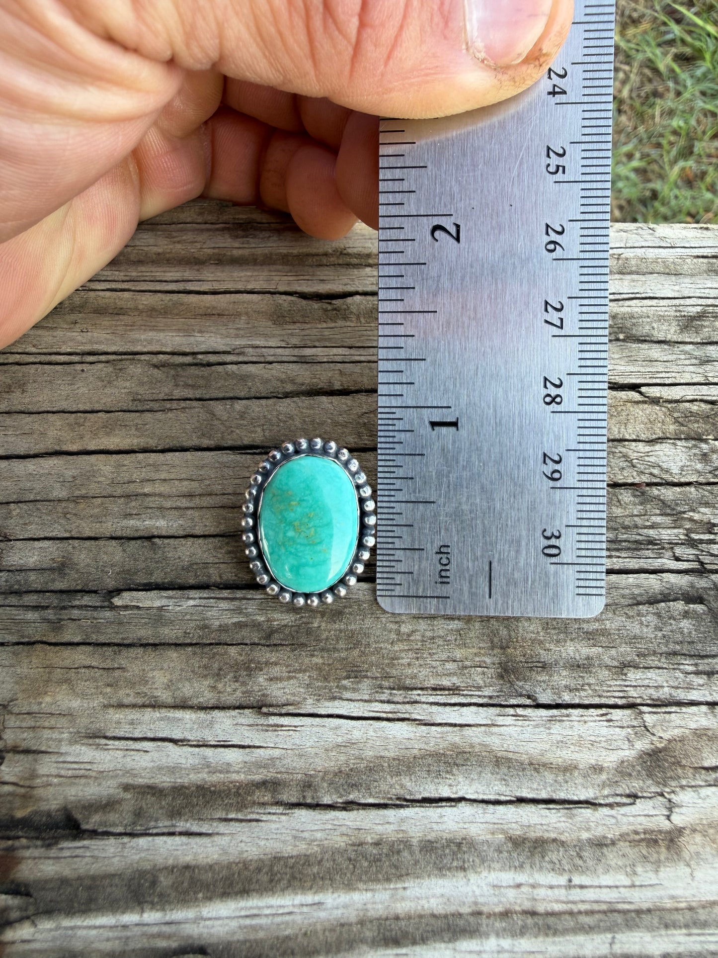 Oval Kingman Studs