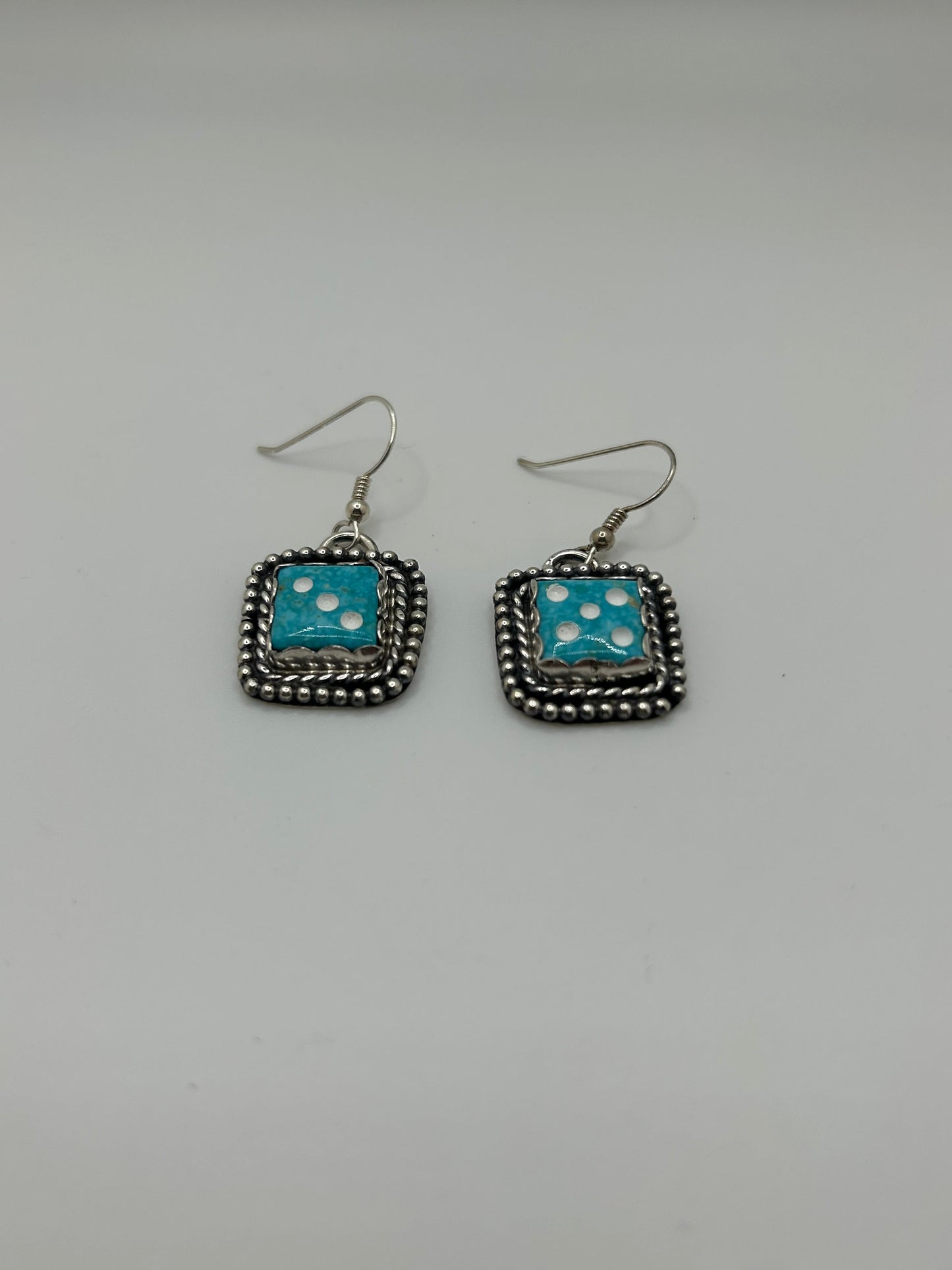 Dangle Sonoran Dice Earrings