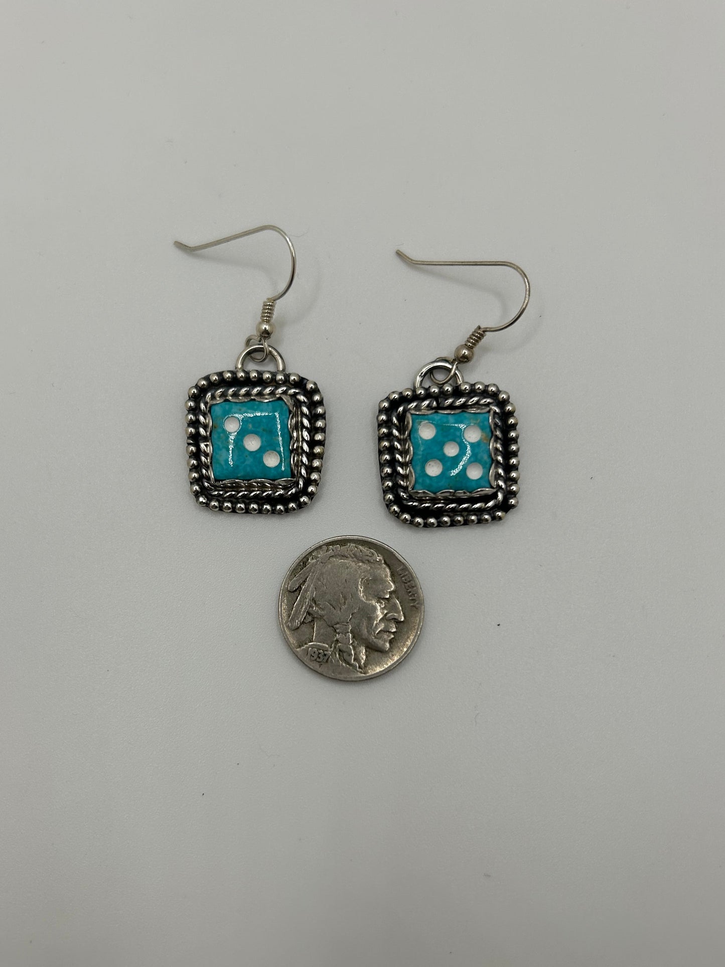 Dangle Sonoran Dice Earrings