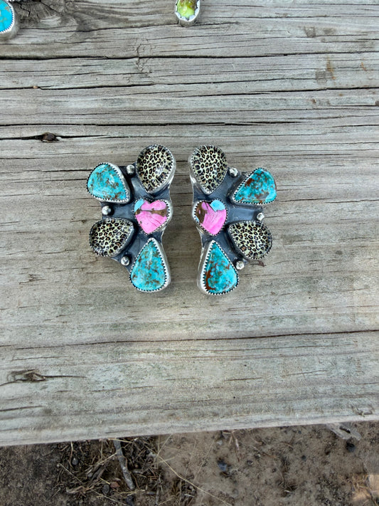 Sonoran, cotton candy and cheetah studs