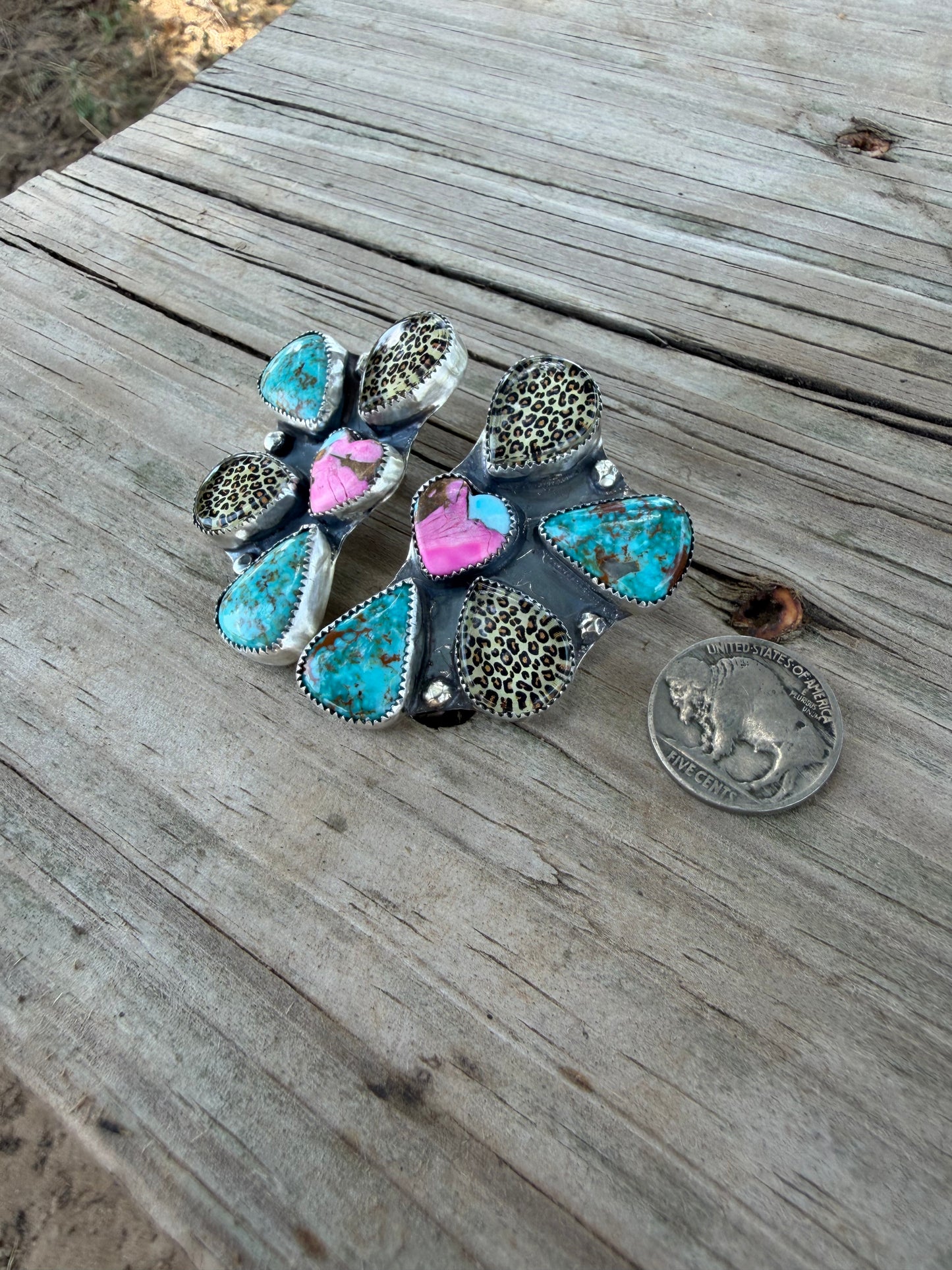 Sonoran, cotton candy and cheetah studs
