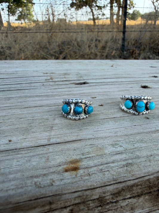 Sonoran Turquoise adjustable Band Ring.